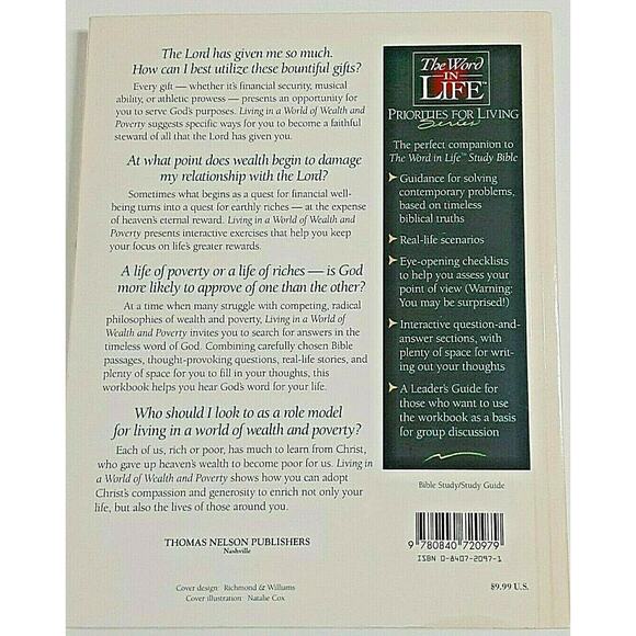 Living in a World of Wealth & Poverty + Making Work Count for God 2 Book Set - Picture 7 of 12